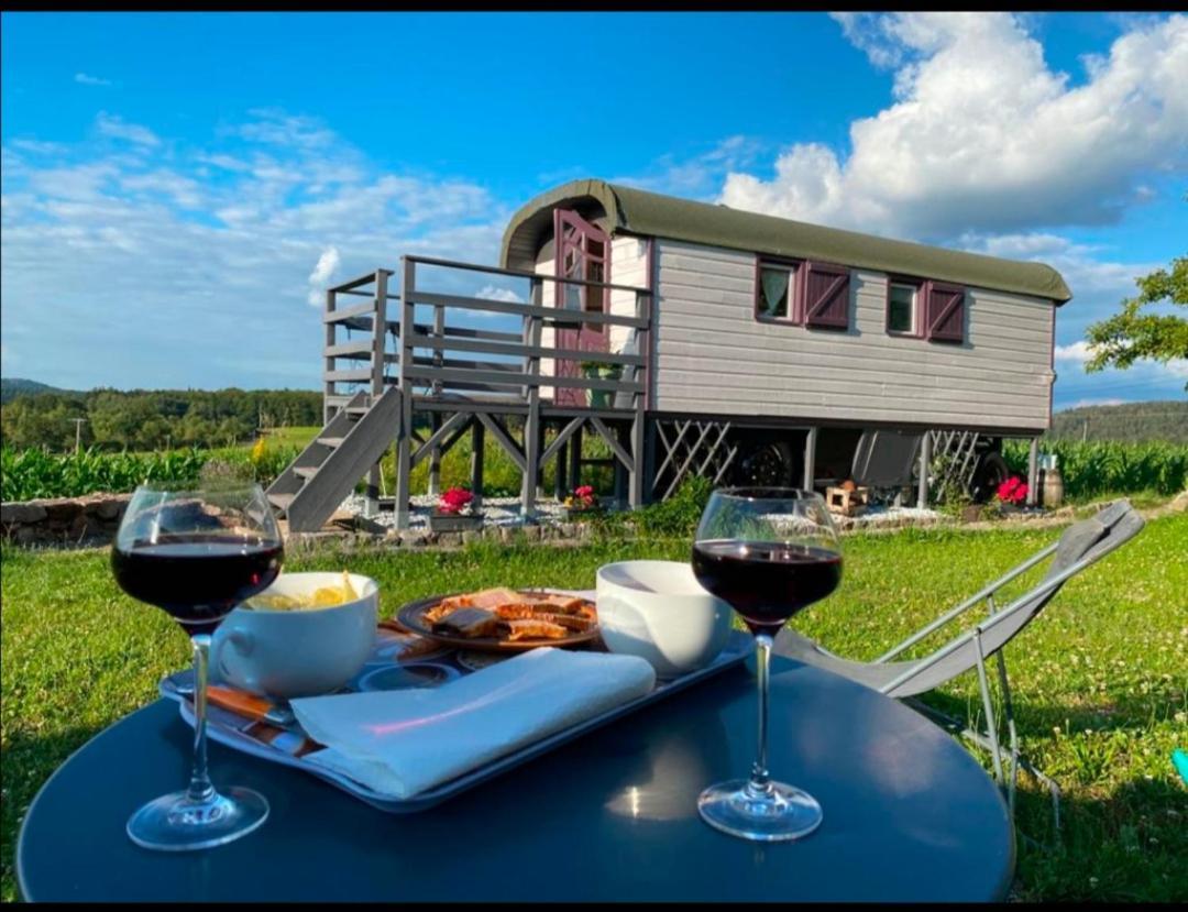La Roulotte Belle Fleur Hotel Saint-Nabord Kültér fotó