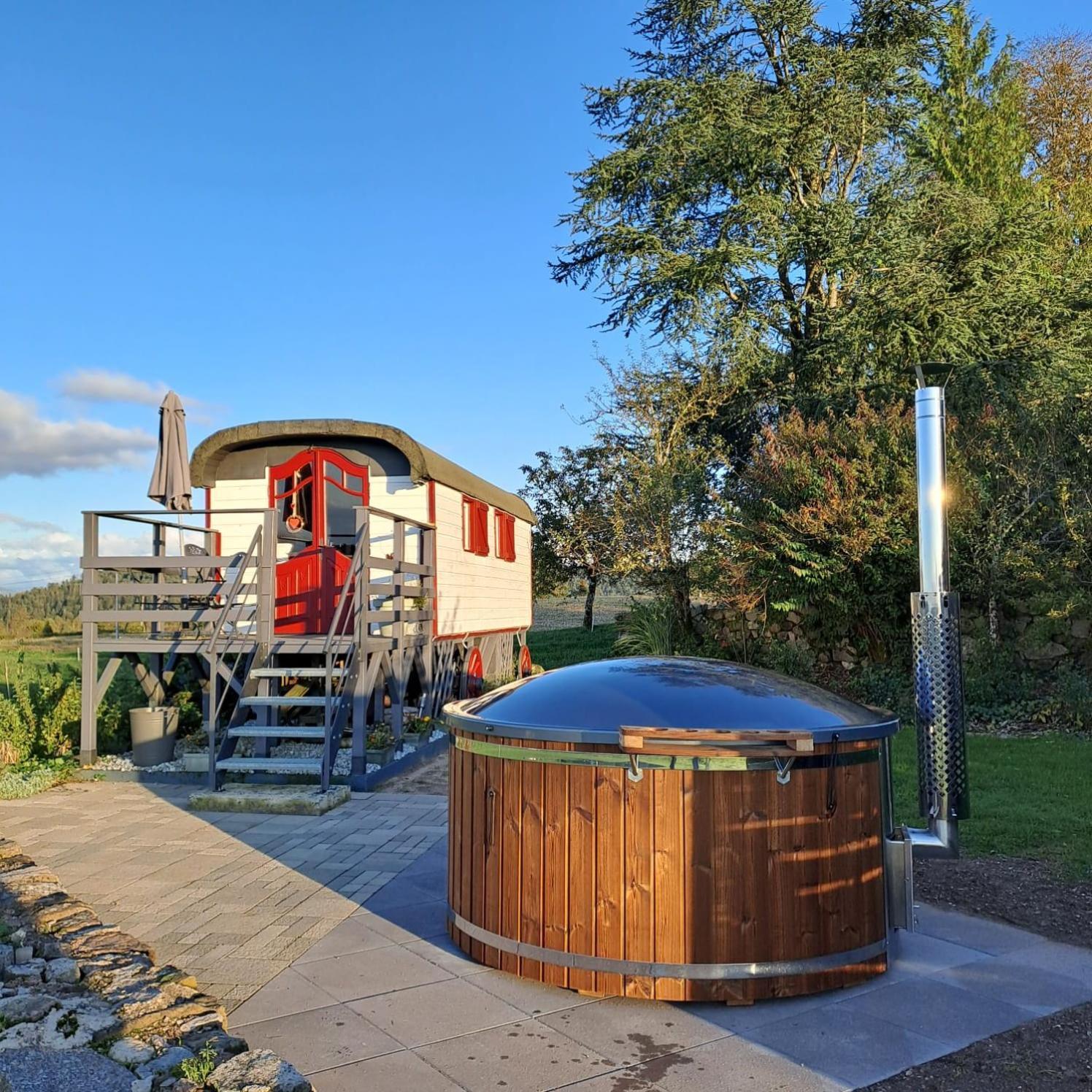 La Roulotte Belle Fleur Hotel Saint-Nabord Kültér fotó
