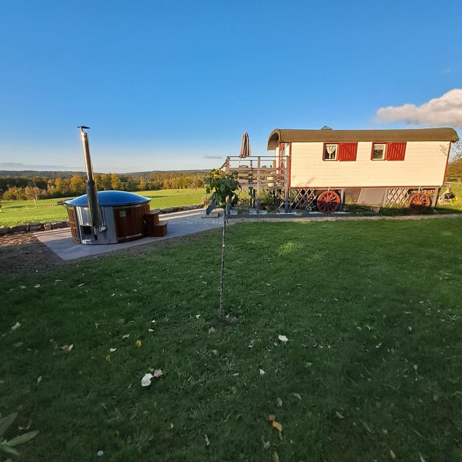 La Roulotte Belle Fleur Hotel Saint-Nabord Kültér fotó